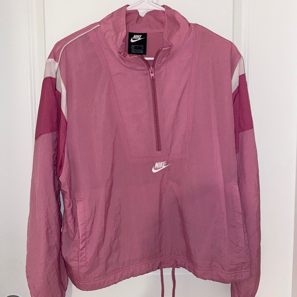 Pink Nike windbreaker